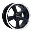 15X7 100X4 ET35 CB73.1 BLACK/LIP POLISH
