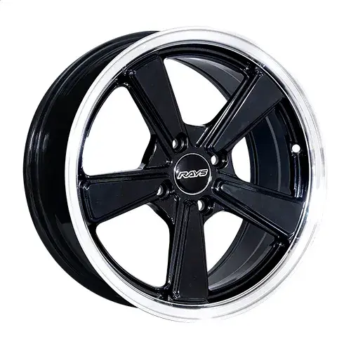 15X7 100X4 ET35 CB73.1 BLACK/LIP POLISH - 1