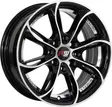 14X6 100/114.3X8 ET35 CB73.1 BLACK MACHINE/UNDERCUT