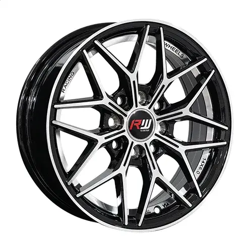 14X6 100/114.3X8 ET35 CB73.1 BLACK MACHINE/UNDERCUT