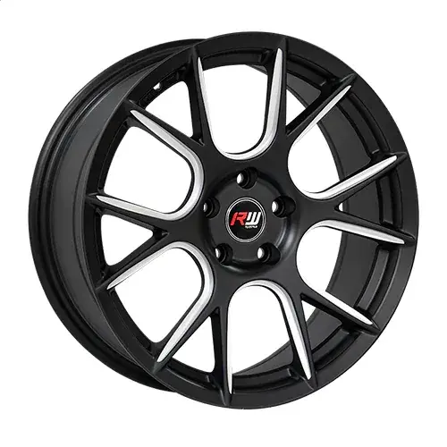 18X8 112X5 ET35 CB66.6 SMATE BLACK/MILLING - 1