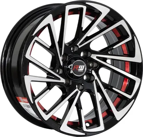 14X6 100/114.3X8 ET-5 CB73.1 SILVER MACHINE/UNDERCUT - 1