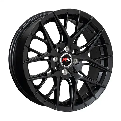 16X7 100/114.3X8 ET38 CB73.1 BLACK - 1