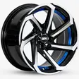 14X7 100/114.3X8 ET0 CB73.1 HYPER BLACK