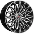 13X5.5 114.3x4 ET30 CB73.1 BLACK MACHINE