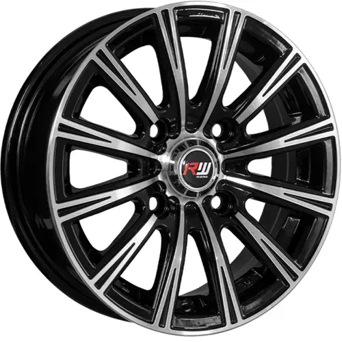 13X5.5 114.3x4 ET30 CB73.1 BLACK MACHINE - 1