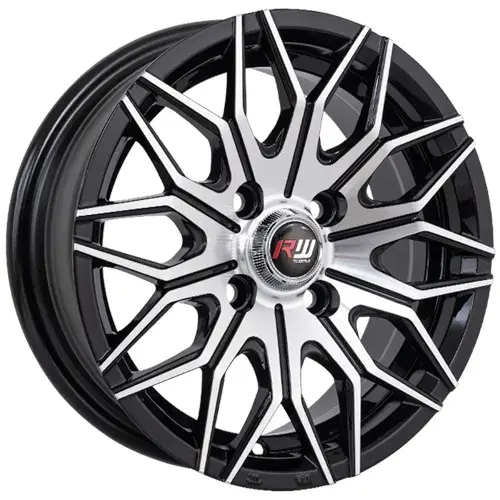 13X5.5 100x4 ET30 CB73.1 BLACK MACHINE - 1