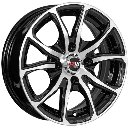 13X5.5 100X4 ET20 CB73.1 BLACK MACHINE - 1