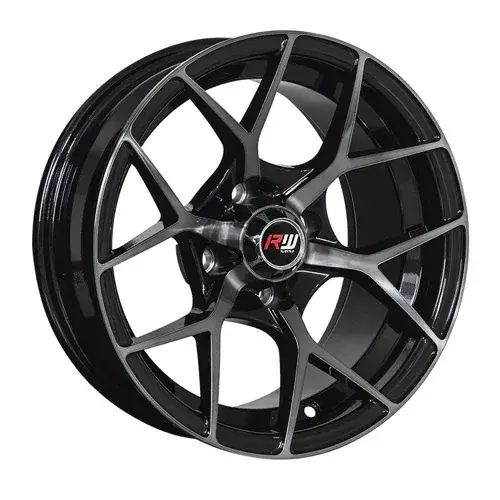 14X7 100X4 ET5 CB73.1 BLACK/MACHINE BLACK - 1