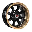 13X7 114.3X4 ET-7 CB73.1 BLACK/LIP POLISH BRONZE