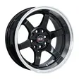 15X8 100/114.3X8 ET10 CB73.1 BLACK/LIP POLISH