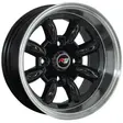 13X7 100/114.3X8 ET-7 CB73.1 BLACK/LIP POLISH