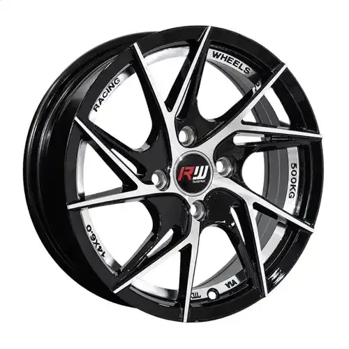 14X6 100X4 ET30 CB73.1 BLACK MACHINE - 1