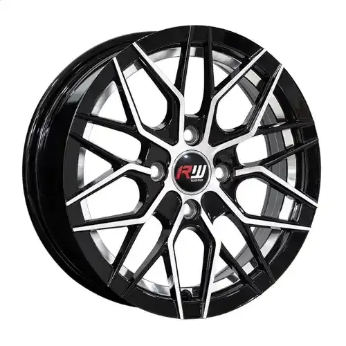 14X6 100/114.3X8 ET35 CB73.1 SILVER MACHINE/UNDERCUT - 1