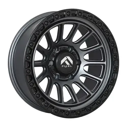 17X9 139.7X6 ET-12 CB110 SMATE DARK GUN METAL/RING BLACK - 1