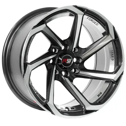 14X7 100/114.3X8 ET0 CB73.1 BLACK/UNDERCUT - 1