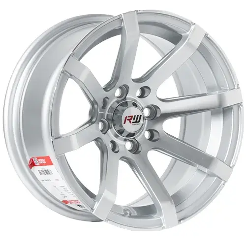 14X7 100/114.3X8 ET-10 CB73.1 HYPER BLACK MACHINE - 1