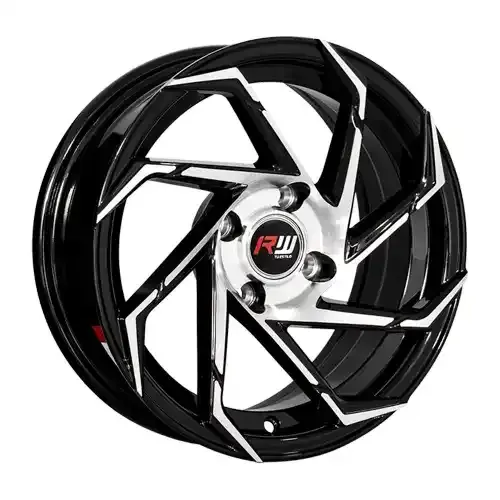 14X6 100X4 ET20 CB73.1 BLACK MACHINE/RIVET - 1