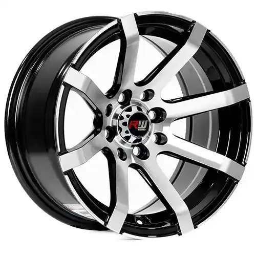 13X7 100/114.3X8 ET-10 CB73.1 BLACK MACHINE