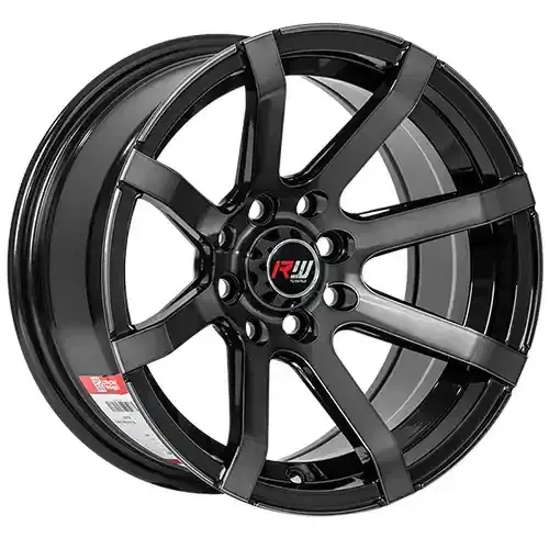 14X7 100/114.3X8 ET-10 CB73.1 HYPER BLACK MACHINE - 1