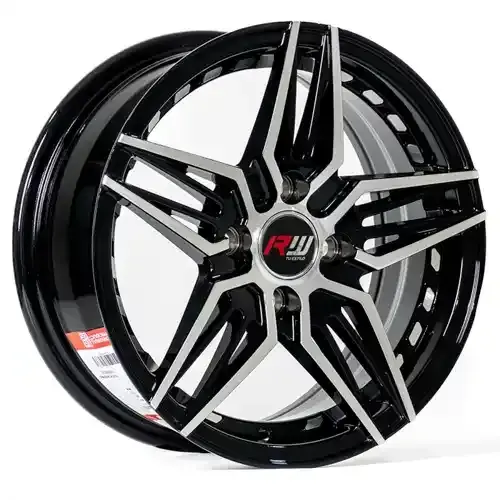 14X6 100X4 ET30 CB73.1 BLACK MACHINE/UNDERCUT - 1