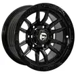 15X8 139.7X6 ET0 CB110.5 BLACK/RIVET BLACK