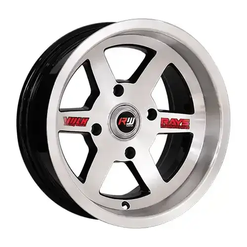 13X7 114.3X4 ET-7 CB73.1 BLACK/LIP POLISH - 1