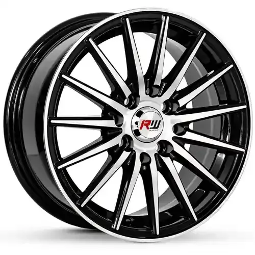 14X6.5 100/114.3X8 ET40 CB73.1 BLACK MACHINE - 1