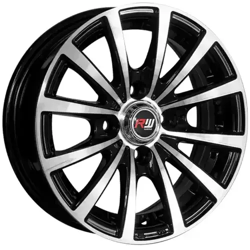 13X5.5 100X4 ET20 CB73.1 BLACK MACHINE - 1