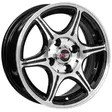 13X5.5 100X4 ET25 CB73.1 BLACK MACHINE