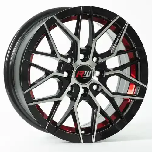14X6 100/114.3X8 ET35 CB73.1 SILVER MACHINE/UNDERCUT - 1