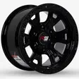 15X8 139.7X6 ET-15 CB106.1 BLACK