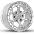 17X9 139.7X6 ET0 CB106.1 SILVER MACHINE