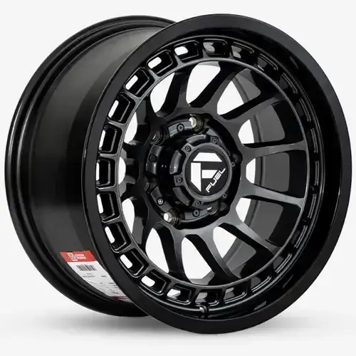 17X9 135/139.7X12 ET-5 CB106.1 SMATE BLACK/LIP BLACK - 1