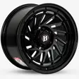 BLACK/MACHINE BLACK/RIVET BLACK