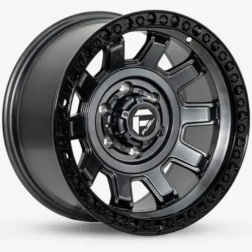 17X9 139.7X6 ET-5 CB110.5 SMATE BLACK MACHINE - 1