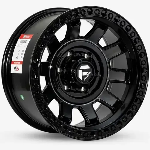 17X9 139.7X6 ET-5 CB110.5 SMATE BLACK MACHINE - 1