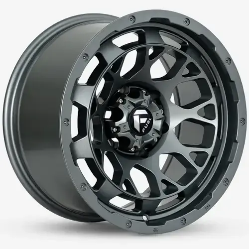 17X9 139.7X6 ET-12 CB110.1 SMATE BLACK MACHINE - 1
