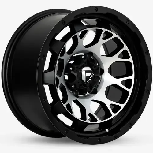 17X9 139.7X6 ET-12 CB110.1 SMATE BLACK MACHINE - 1