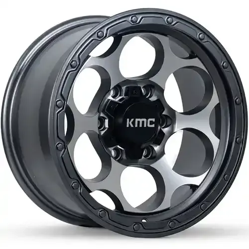 16X8 139.7X6 ET0 CB110.5 SMATE GUN METAL MACHINE - 1