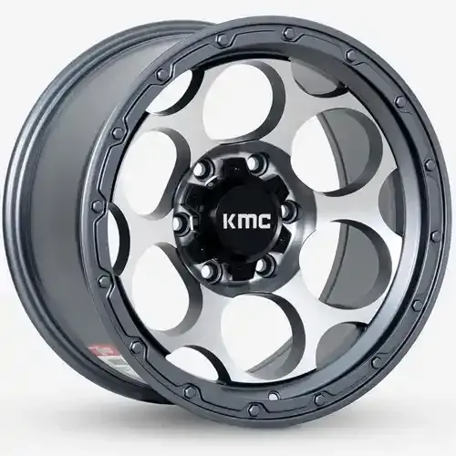 17X9 139.7X6 ET0 CB110.5 SMATE GUN METAL MACHINE - 1