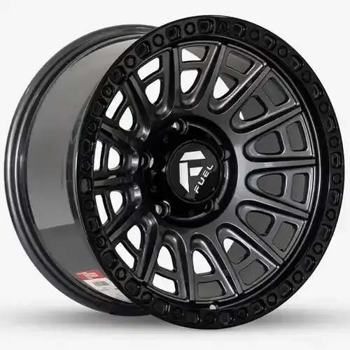 17X9 139.7X5 ET0 CB110.5 GUN METAL/RING BLACK - 1