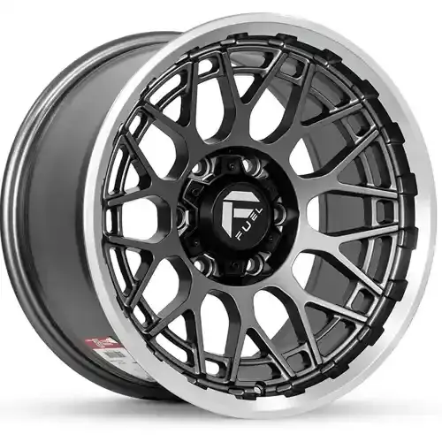 17X9 139.7X6 ET0 CB110.5 SMATE GUN METAL/LIP POLISH - 1