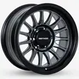 17X8.5 139.7X6 ET0 CB110.5 SMATE DARK GUN METAL/LIP SMATE BLACK