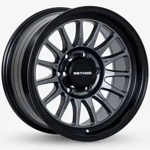 17X8.5 139.7X6 ET0 CB110.5 SMATE DARK GUN METAL/LIP SMATE BLACK - 1