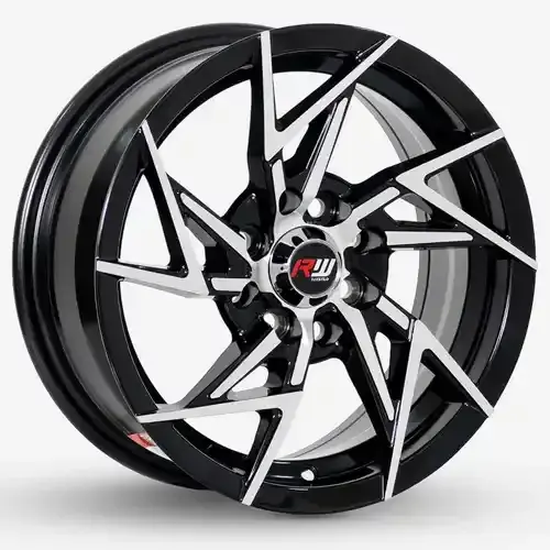14X6 100/114.3X8 ET25 CB73.1 BLACK MACHNE - 1