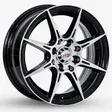 14X5.5 100/114.3X8 ET35 CB73.1 BLACK MACHINE