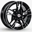 14X6 100/114.3X8 ET35 CB73.1 BLACK/MACHINE RED