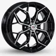 14X5.5 100/114.3X8 ET35 CB73.1 BLACK MACHINE