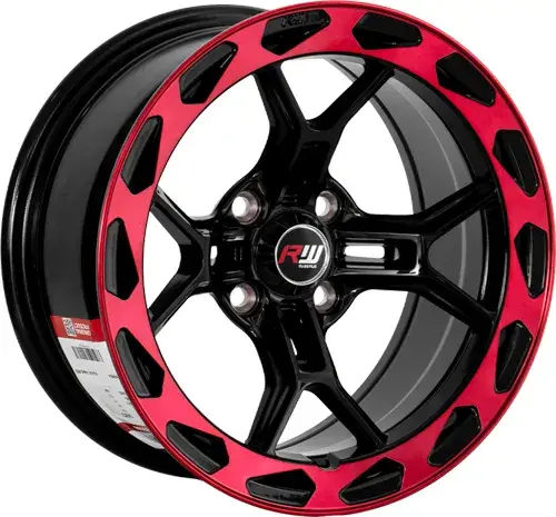 14X7 100X4 ET-5 CB73.1 BLACK MACHINE/RING POLISH - 1